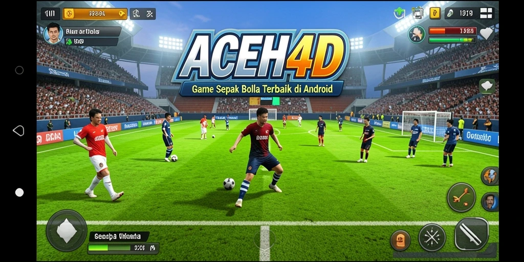 Gambaran gameplay ACEH4D yang mendebarkan dalam aksi sepak bola.