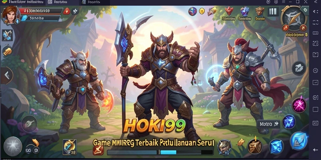 Tampilan gameplay HOKI99 yang memikat dengan grafis menawan.