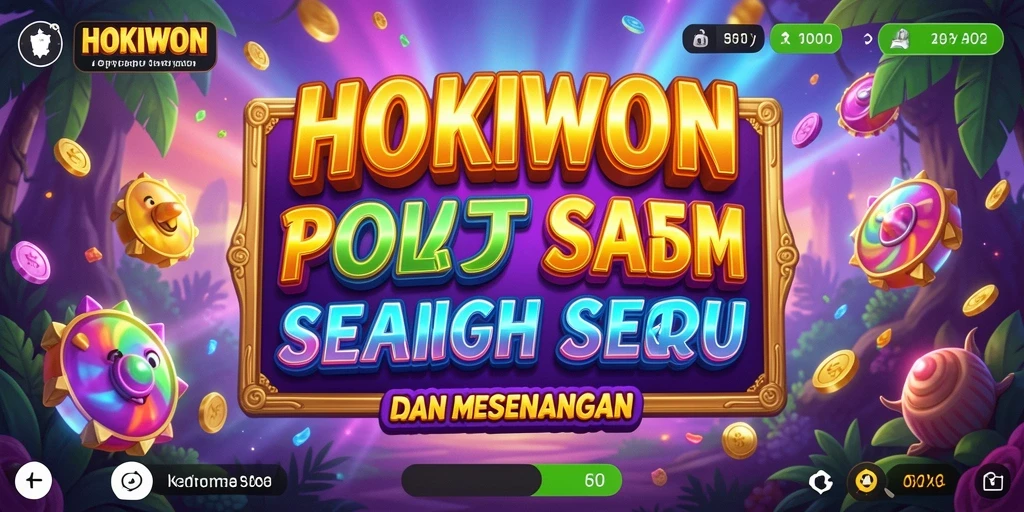 Screenshot HOKIWON menampilkan gameplay slot yang menarik dan penuh aksi.