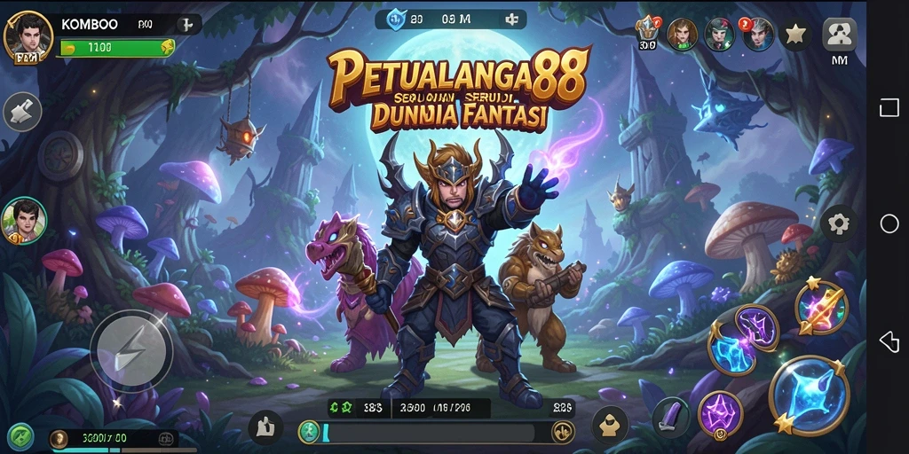Tampilan menarik dari gameplay petualangan di KOMBO88.