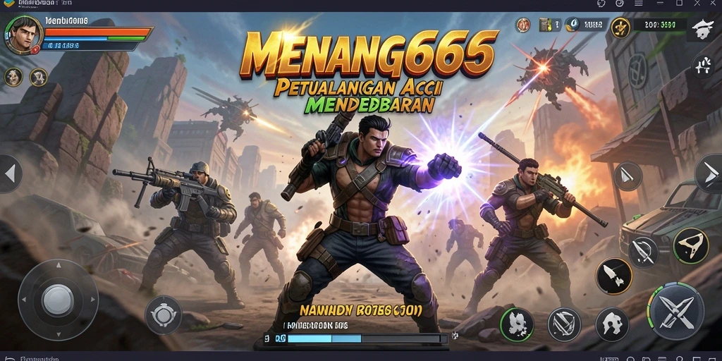 Tampilan gameplay seru penuh aksi di MENANG666.