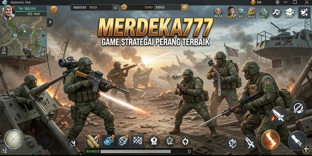 Screenshot gameplay MERDEKA777 menampilkan strategi yang menegangkan.