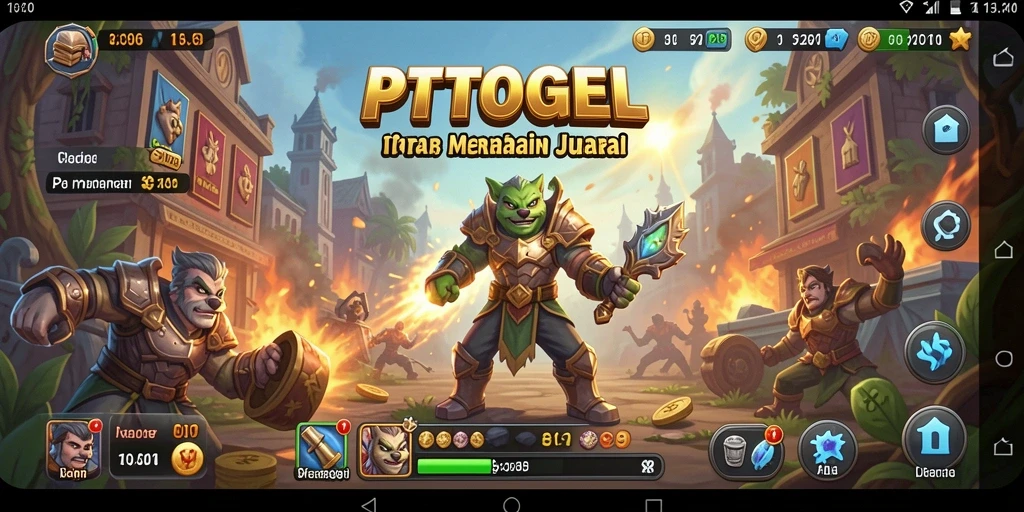 Tampilan gameplay PTTOGEL yang menegangkan dan strategis.