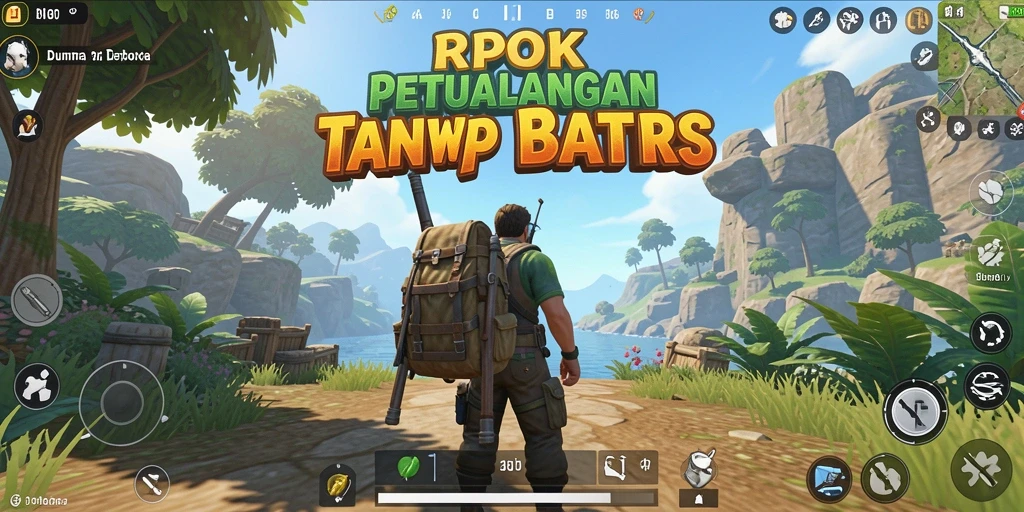 Tampilan menarik dari gameplay RPOK di dunia terbuka.