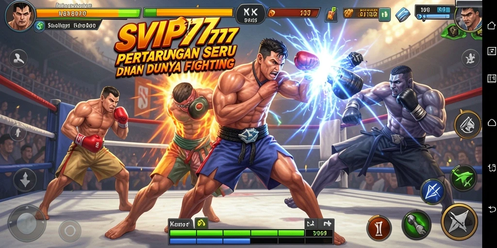 Tampilan seru dari gameplay Fighting di SVIP777.