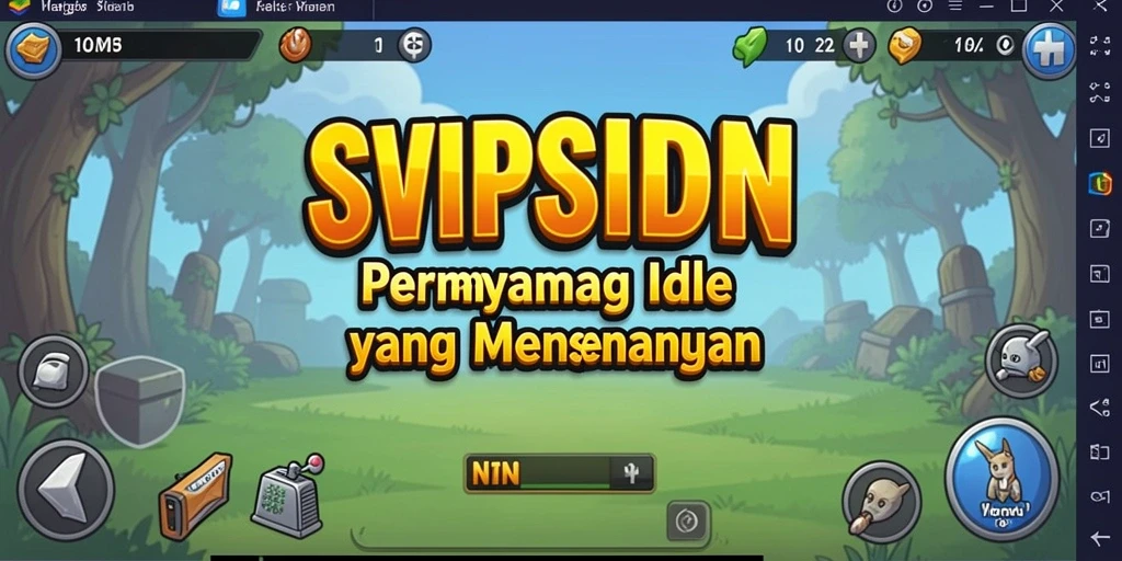 Tampilan gameplay SVIPSIDN yang menarik dengan elemen Idle.