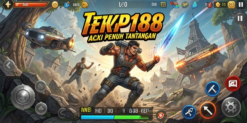 Tangkapan layar gameplay TKP188 yang mendebarkan dan penuh aksi.